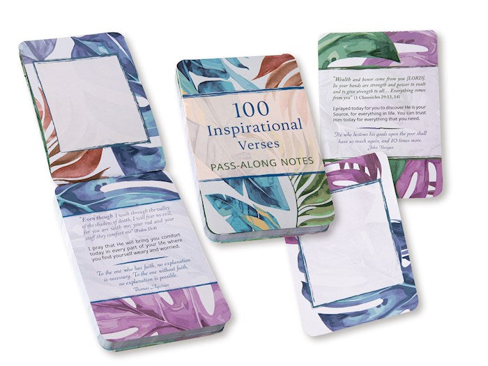 100 Inspirational Verses Pass-Along Notes (