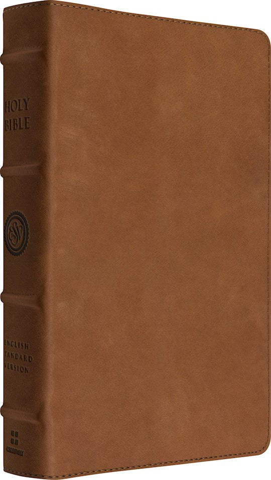 ESV Heirloom Bible Alpha Edition/Personal Size-British Tan Cowhide
