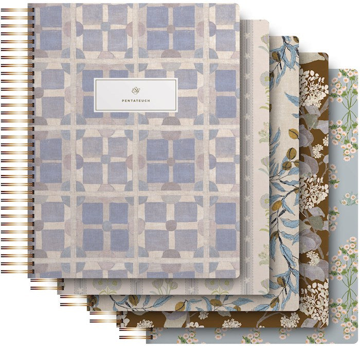 ESV Spiral-Bound Journaling Bible Five-Volume Set (Artwork by Lulie Wallace)-Hardcover