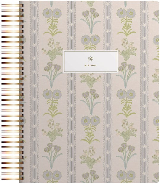 ESV Spiral-Bound Journaling Bible History (Artwork by Lulie Wallace)-Hardcover