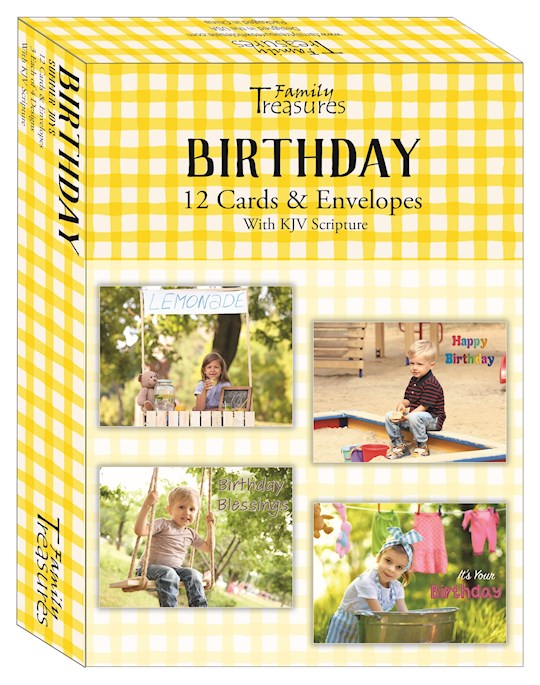 Boxed Card-Birthday-Summer Joys (Box Of 12)