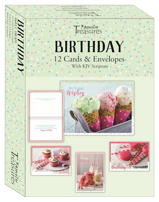 Boxed Card-Birthday-Sweet Treats (Box Of 12)