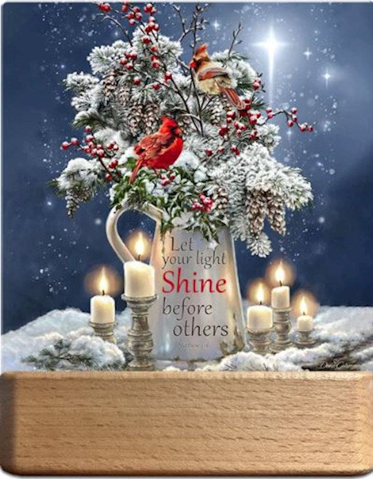 Night Light/Plaque-LED-Candle Light Christmas (7"H) (