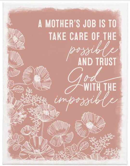 Wrapped Canvas-Mother&