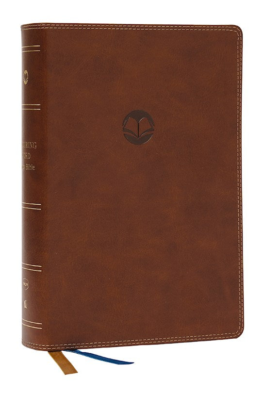 NKJV Enduring Word Study Bible (Comfort Print)-Brown Leathersoft
