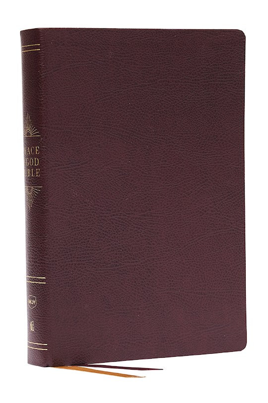 NKJV Peace Of God Bible (Comfort Print)-Burgundy Bonded Leather