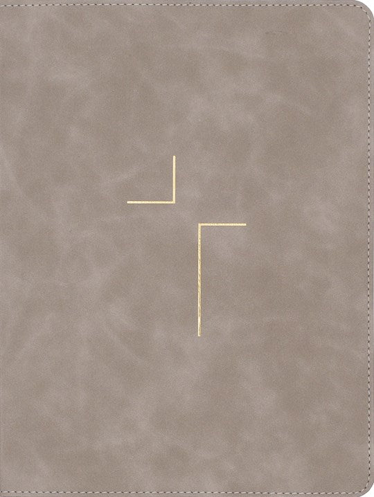 ESV The Jesus Bible-Stone Leathersoft