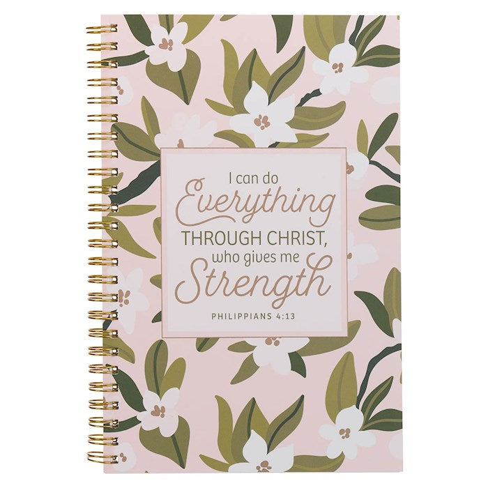 Notebook-Wirebound-I Can Do Everything Through Christ