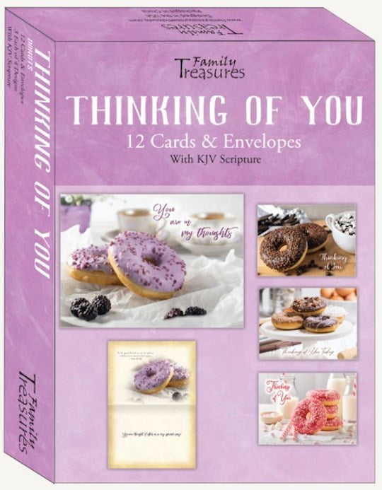 Boxed Card-Thinking Of You-Donuts (Box Of 12)