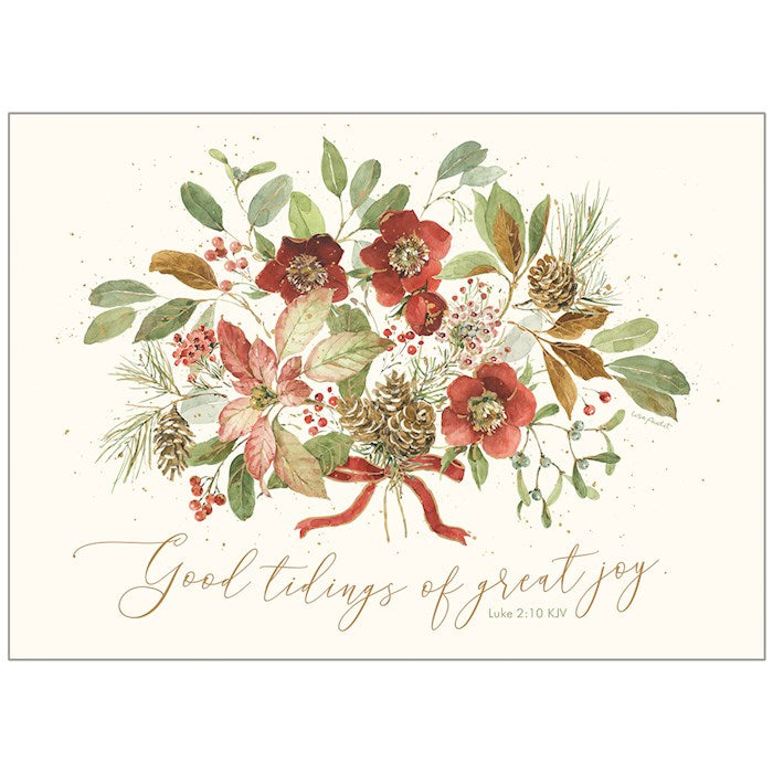 Boxed Card-Christmas-Winter Berries (Box Of 20)