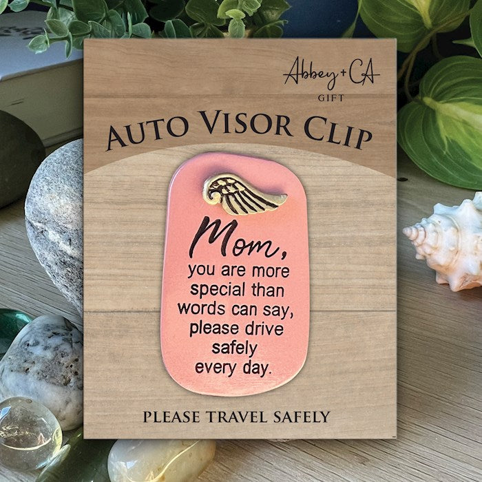 Visor Clip-Mom/You Are More Special Than Words Can Say (Carded)