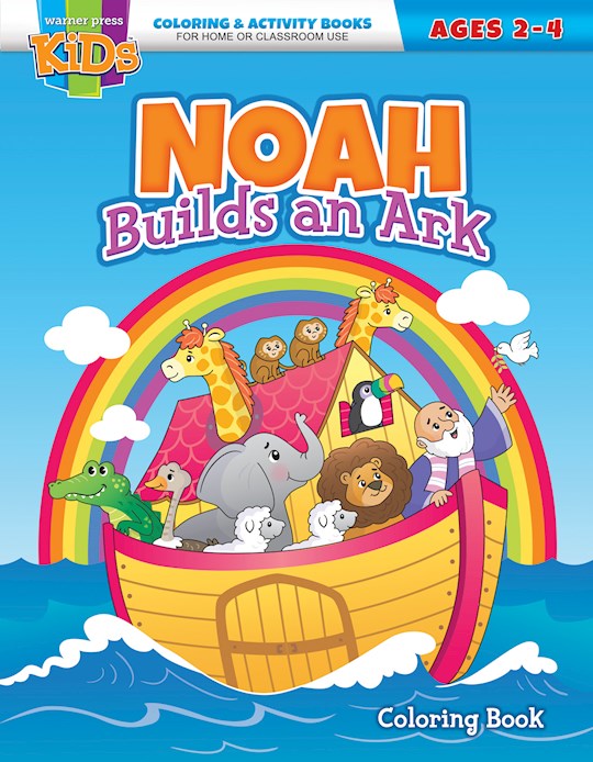 Noah Builds An Ark Coloring & Activity Book (Ages 2-4)
