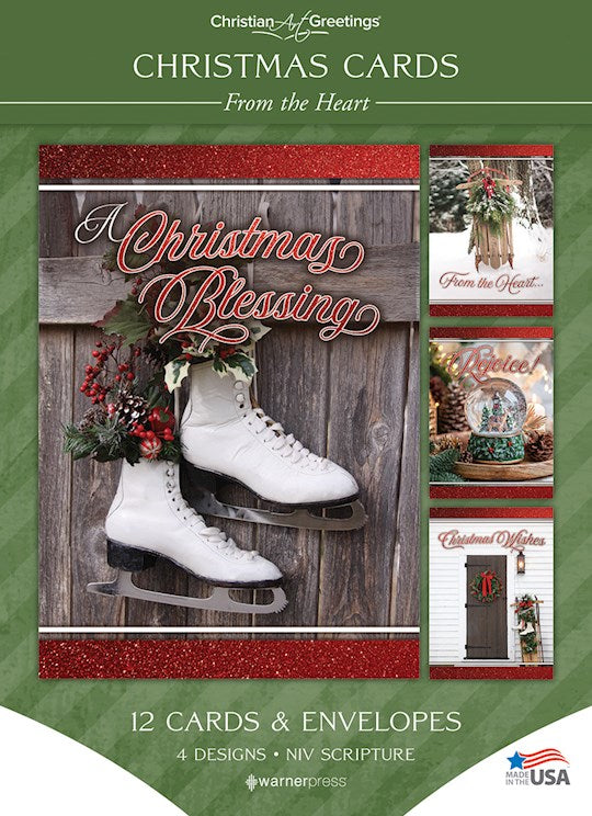 Boxed Card-Christmas: From The Heart Assorted (NIV) (Box Of 12)