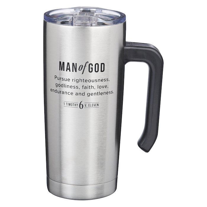 Travel Mug-Man Of God (Stainless Steel)