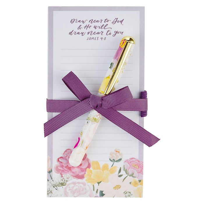Magnetic Notepad W/ Pen-Draw Near To God