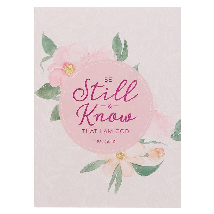Notebook-Medium-Be Still & Know