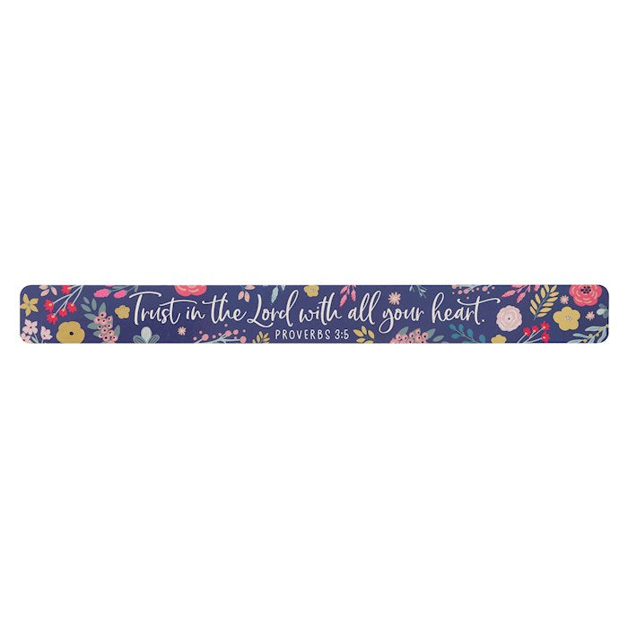 Magnetic Strip-Trust In The Lord-Floral
