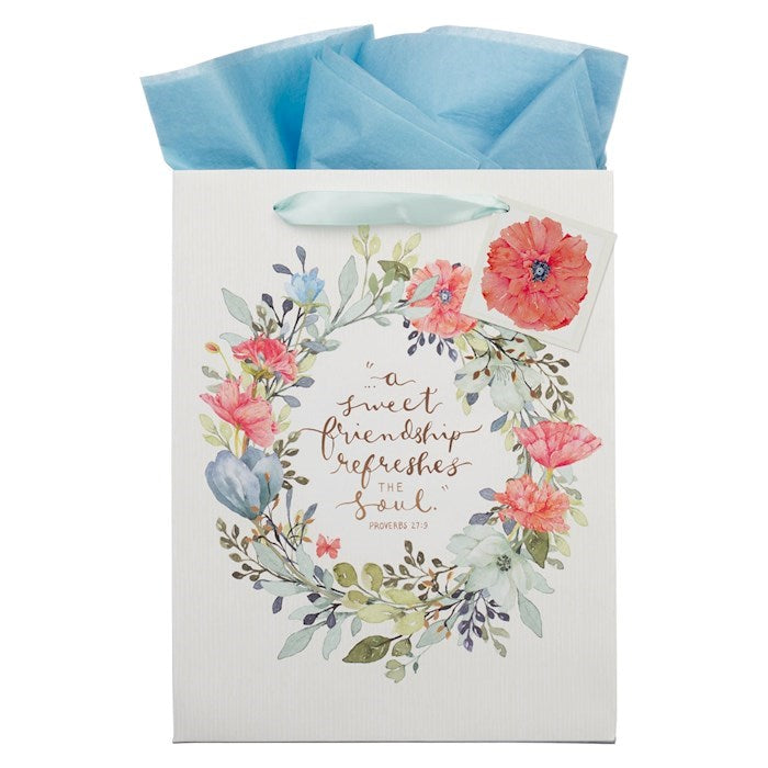 Gift Bag-A Sweet Friendship Refreshes The Soul-Large Portrait