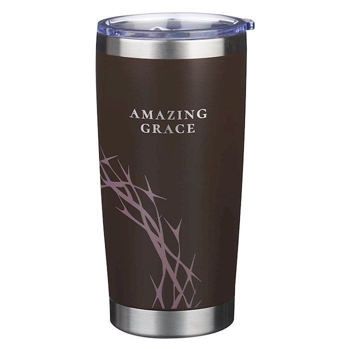 Travel Mug-Amazing Grace-Stainless Steel (18 oz)