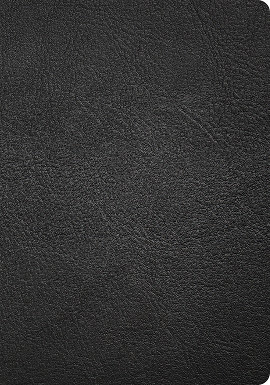 CSB Baker Illustrated Study Bible-Black Genuine Leather Indexed