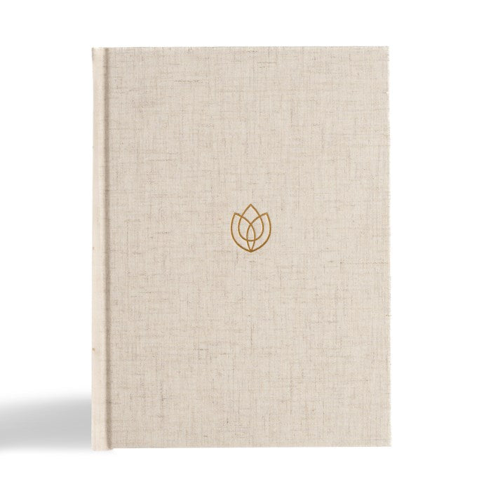 CSB Life Counsel Bible-Cream Cloth Over Board Indexed