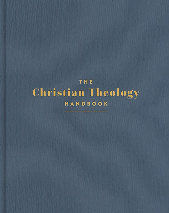 The Christian Theology Handbook-Denim Cloth Over Board