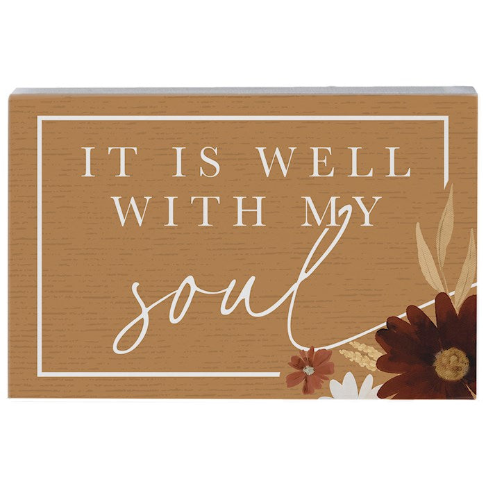 Small Talk Rectangle-Well With Soul/Fall (5.25" x 3.5")