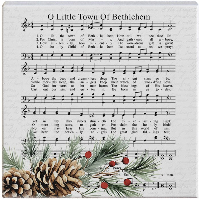 Small Talk Square-O Little Town Greenery (5.25" x 5.25")