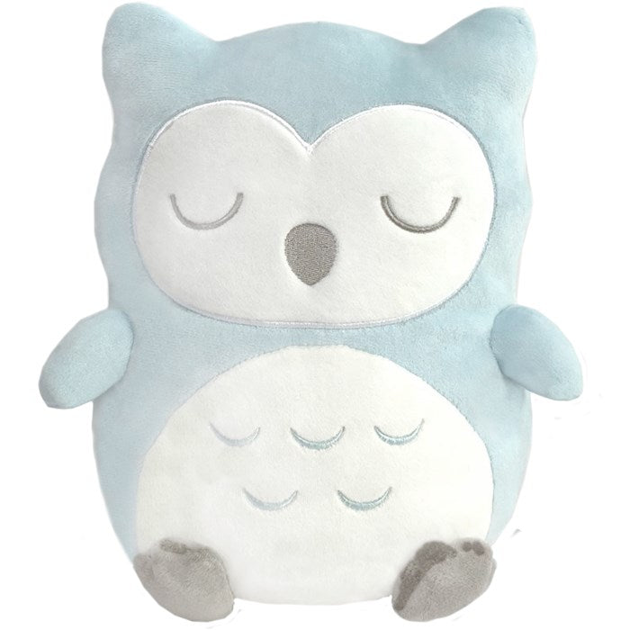 Plush-OwlyPuffs-Blue (10" H)