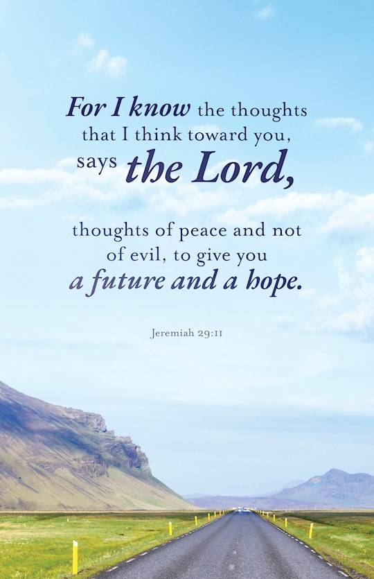 Bulletin-Graduation: For I Know The Thoughts...A Future And A Hope (Pack Of 100)