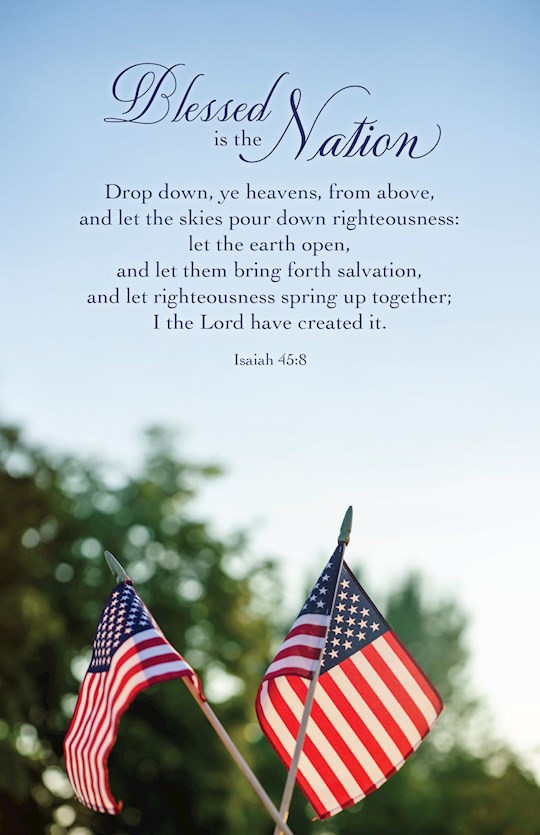 Bulletin-Blessed Is The Nation...I The Lord Have Created It (Pack Of 100)