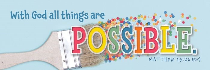 Bookmark-With God All Things Are Possible (Matthew 19:26 KJV) (Pack Of 25)