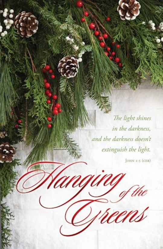 Bulletin-Hanging Of The Green (Pack Of 100)