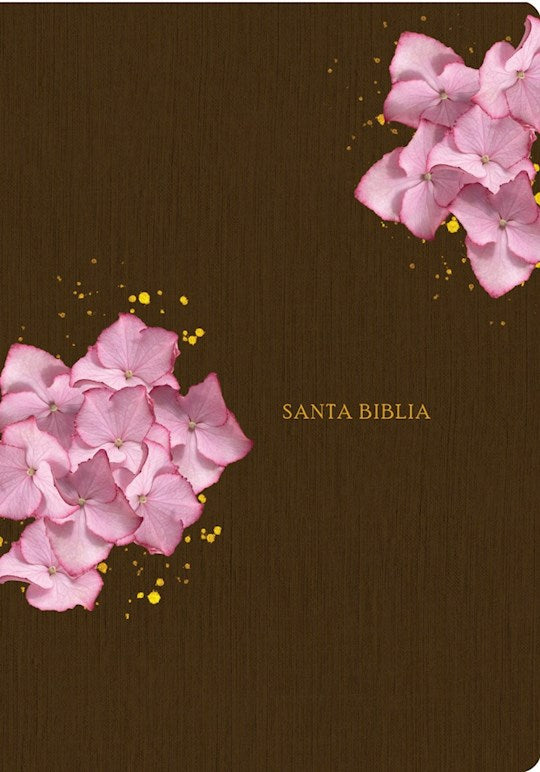 NTV Biblia de Estudio del Diario Vivir (Life Application Study Bible)-Brown/Pink LeatherLike