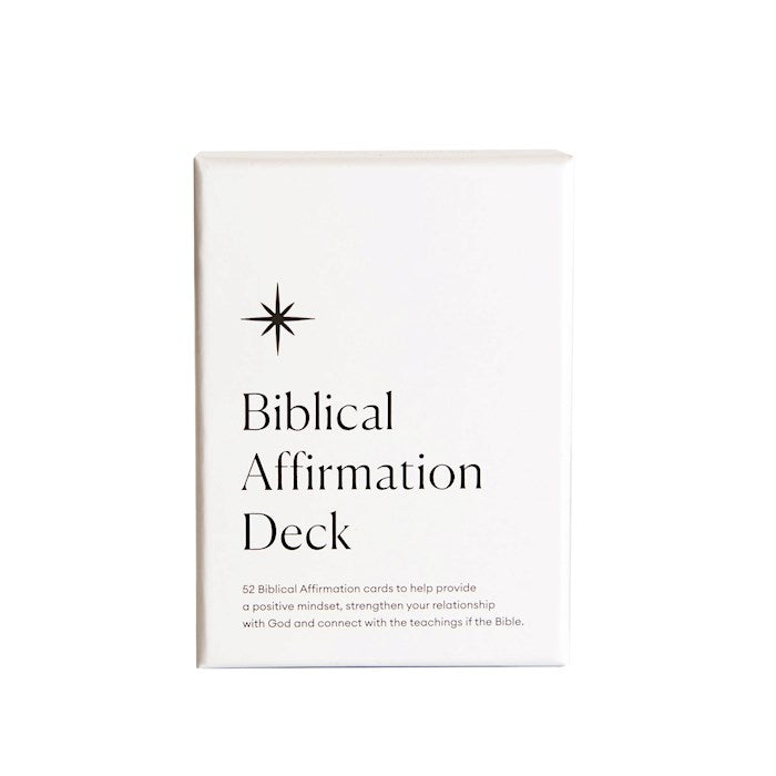 Biblical Affirmation Card Deck (52 Cards)