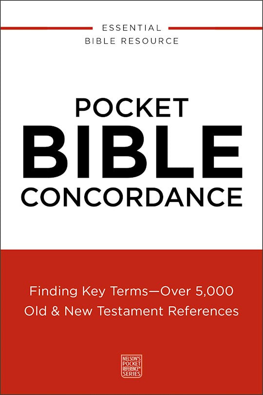 Pocket Bible Concordance (Nelson&