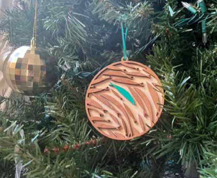 Ornament-The Chosen: Against The Current (4" Diameter w/Teal Ribbon)