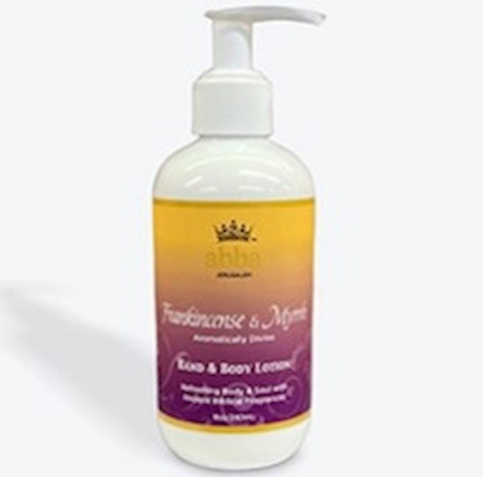Body Lotion-Frankincense & Myrrh w/Pump Bottle (8 oz)
