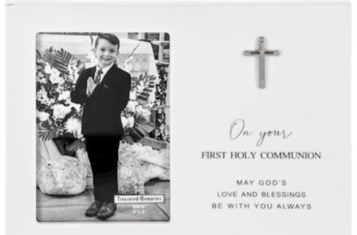 Photo Frame-On Your First Holy Communion (Holds 4" x 6")
