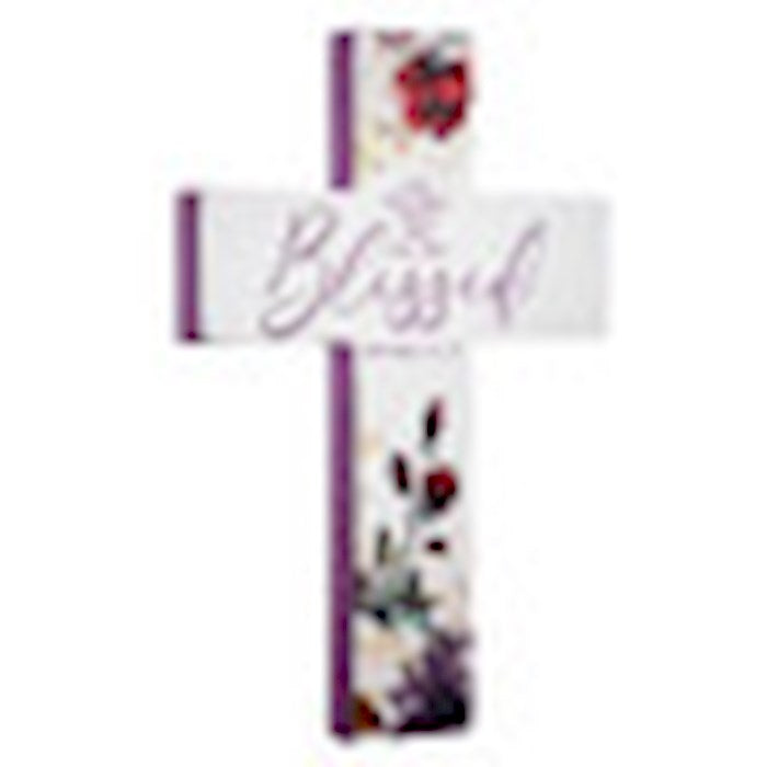 Wall Cross-Blessed (5" x 7")