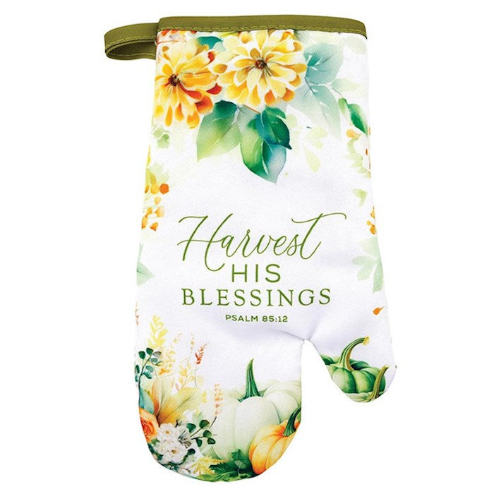 Oven Mitt-Harvest His Blessing