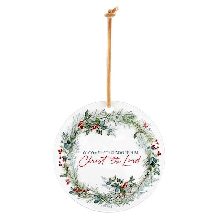 Ornament-O Come Let Us Adore Him