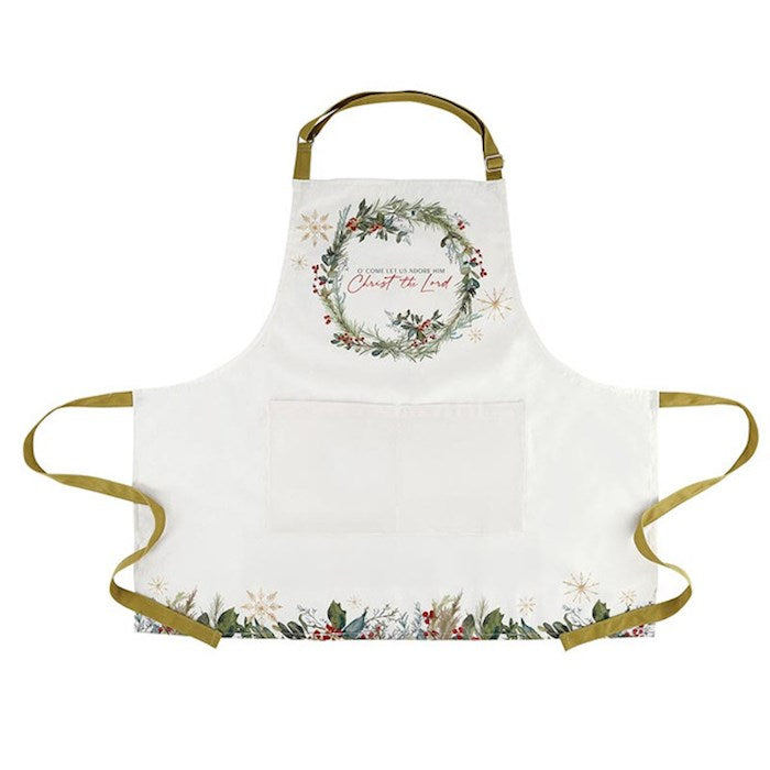 Apron-O Come Let Us Adore Him Christ The Lord