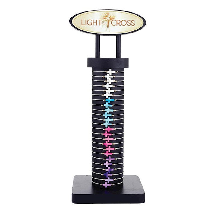 Bracelet-Sisters In Christ Filled Display (4 Asst.) (24 Pcs)