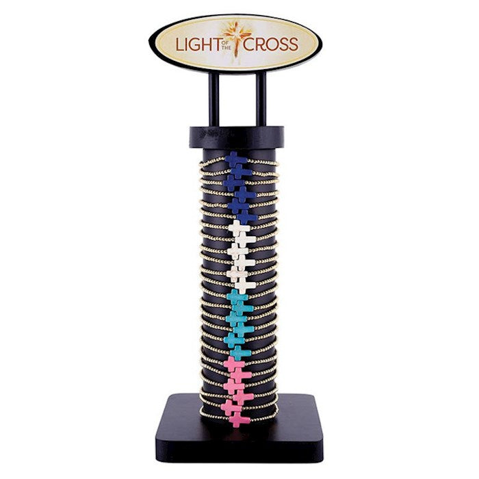 Bracelet-Light Of The World Filled Display (4 Asst.) (24 Pcs)