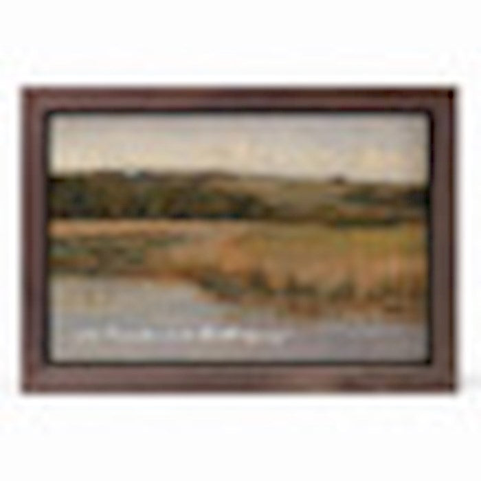 Framed Art-When Peace Like a River (6.85" x 4.85")