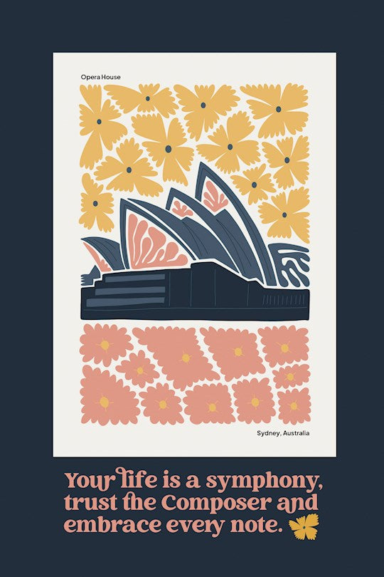 Plaque-Your Life Is A Symphony (6" x 9")-MDF (Everyday Series)