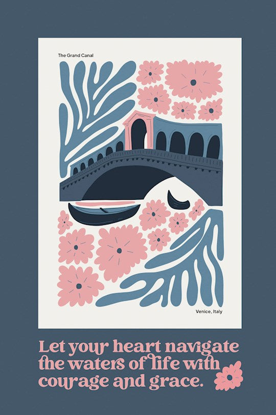 Plaque-Let Your Heart Navigate (6" x 9")-MDF (Everyday Series)