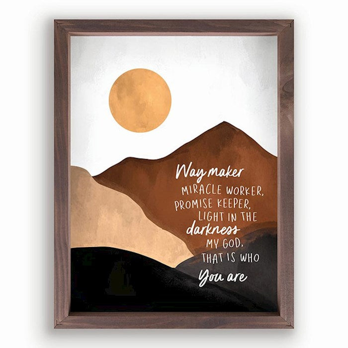 Framed Art-Waymaker (12.75" x 16.75")