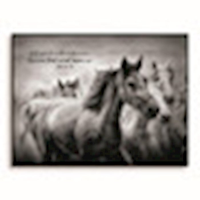 Wall Art-Let Us Run With Endurance (16" x 12")